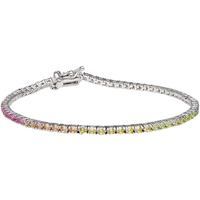 bracciale tennis in argento 925 con cristalli