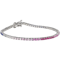 bracciale tennis in argento 925 con cristalli