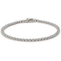 bracciale tennis in oro 9 kt con zirconi