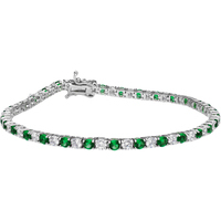 bracciale tennis uomo in argento 925