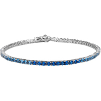 bracciale tennis uomo in argento 925