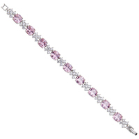 bracciale tennis zirconi rosa/bianchi ottaviani 