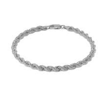 bracciale torchon in oro bianco 9 kt