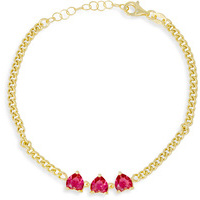 bracciale tre cuori sarnioro