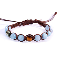 bracciale unisex con pietre e filo ivan basile