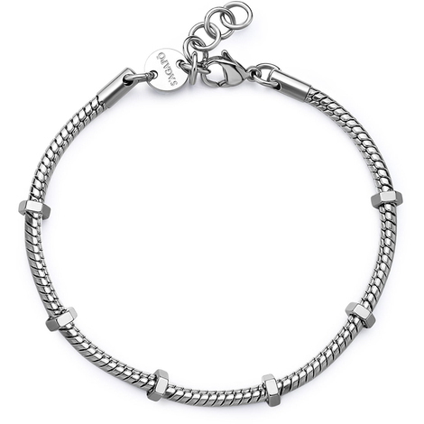Bracelet Homme S'AGAPÒ Ripple SRP23 En Acier Argenté - Neuf Avec étiquettes - Pour Occasion Spéciale