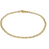 bracciale uomo a catena traversino in oro 9 kt