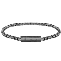 bracciale uomo acciaio grigio maserati jewels