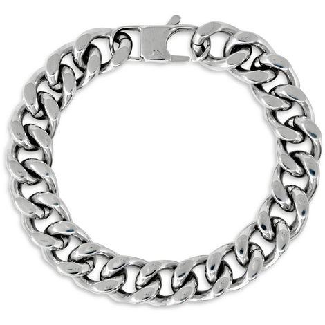Bracciale uomo catena grumetta in acciaio Sognami