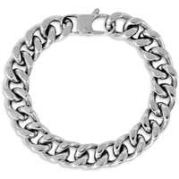 bracciale uomo catena grumetta in acciaio sognami