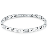 bracciale uomo in acciaio a catena sector