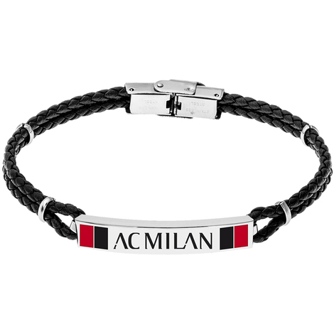 Bracciale uomo Lowell Gioielli Squadre Milan B-MB001UCR