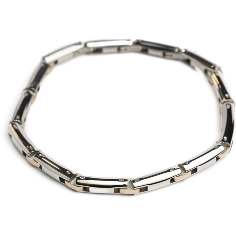 BRACCIALE UOMO PREZIOSO ACCIAIO