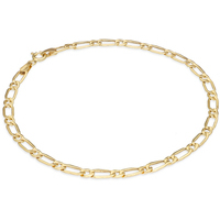 bracciale uomo vuoto in oro giallo 9 kt