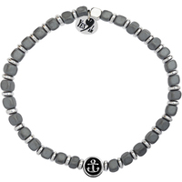 bracciale yes i am in acciaio con pietre e sfere