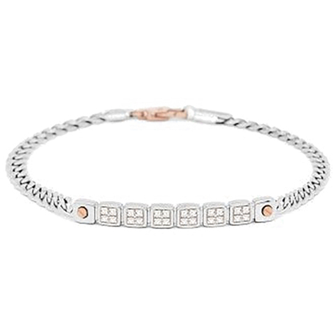 Bracciale Zancan in oro bianco e diamanti
