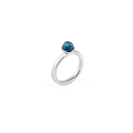 ANELLO TRING MIS. 14 AGATA BLU