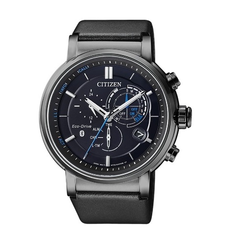 Orologio cronografo Eco Drive Bluetooth nero
