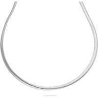 catena snake piatta in argento 925 