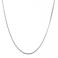 catenina veneziana in oro bianco 9 kt