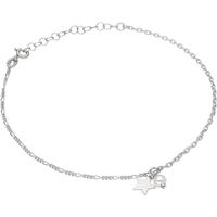 cavigliera donna stella e perla in argento 925 