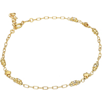 CATENA IN ORO BIANCO 18K, MAGLIA CORDA SINGAPORE E OVALI - Foto 7