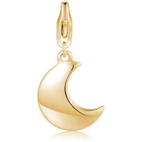 Charm Cornetto Portafortuna S'Agapõ - Acciaio 316L Oro 14K, Collezione Happy - Foto 6