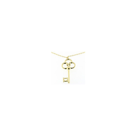 Ciondolo chiave in oro giallo 9 kt