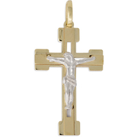 ciondolo croce in oro 18 kt