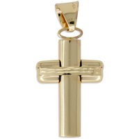 ciondolo croce in oro 9 kt