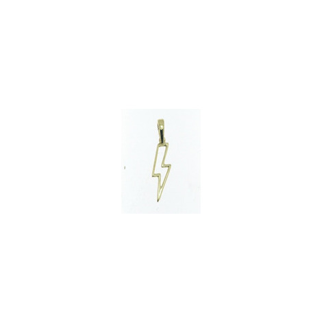 Ciondolo fulmine in oro giallo 9 kt