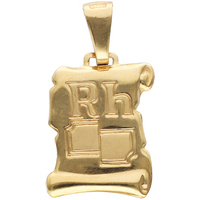ciondolo medaglia rh in oro 9 kt