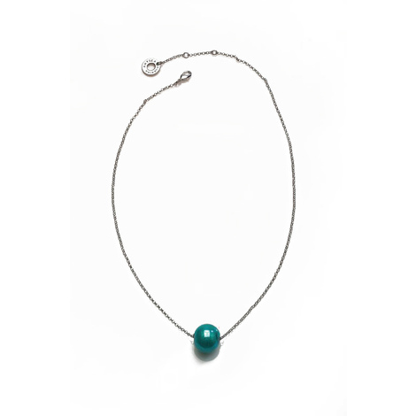 COLLANA NEREIDE 4 PUNTO LUCE COL.VERDE MAR.