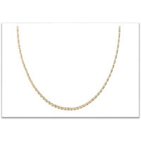 collana a catena groumette in oro 18 kt.