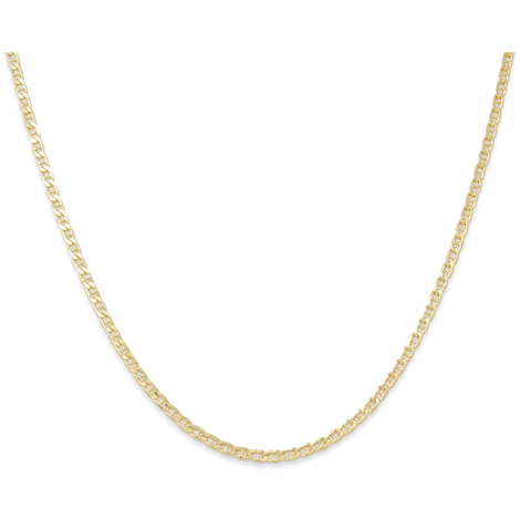 Collana a catena groumette in oro 18 Kt.
