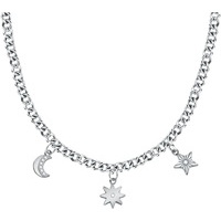 collana a catena morellato in acciaio silver
