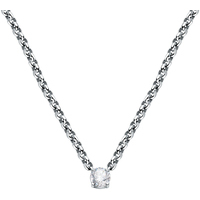 collana a catena morellato in acciaio silver