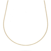 collana a catena piena in oro giallo 9 kt