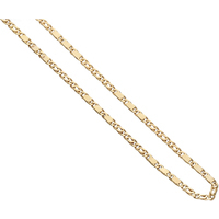 collana a catena piena in oro giallo 9 kt