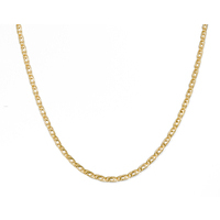 collana a catena traversina uomo in oro 9 kt 