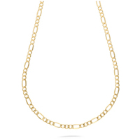 collana a catena uomo vuota in oro giallo 18 kt