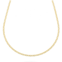 collana a catena vuota in oro 9 kt