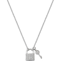 collana amen in argento con lucchetto 