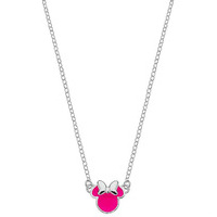 collana bambina disney minnie mouse fucsia