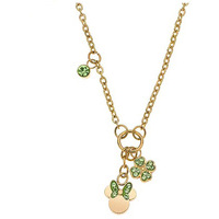 collana bambina disney minnie mouse verde