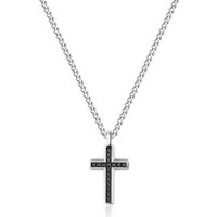 collana brosway in acciaio316l a forma di croce