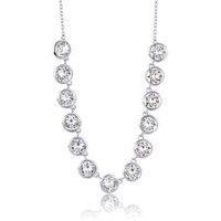Collana Brosway N-tring In Acciaio 316L Con Cristalli Erinite Swarovski Elements - Gioiello Donna, Regalo Idea