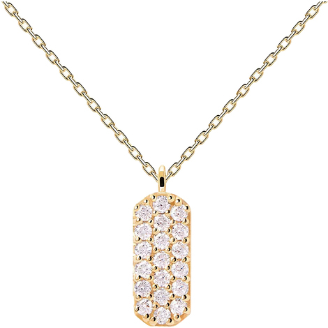 Collana catena con centrale Pdpaola New Essentials
