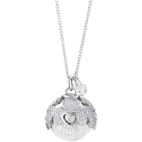 collana chiama angeli con zirconi bianchi amen 