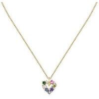collana con cuore e cristalli morellato colori